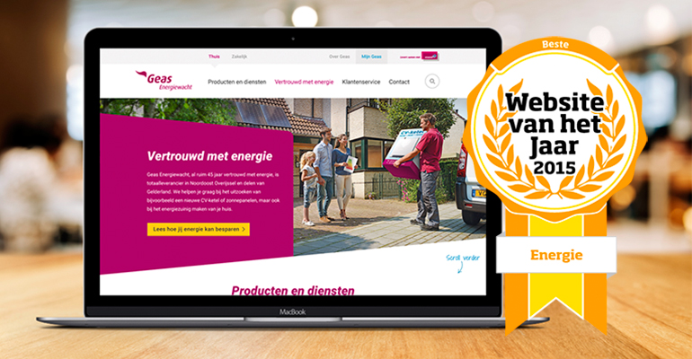 Geas Energiewacht winnaar Beste Energie Website